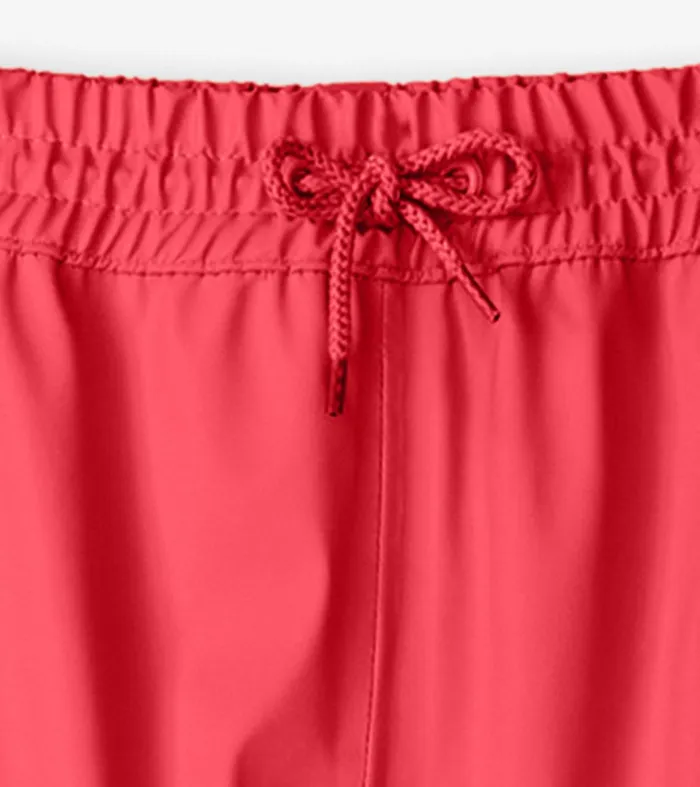 Rainwear GirlsBoys Hatley Red Rain Pants