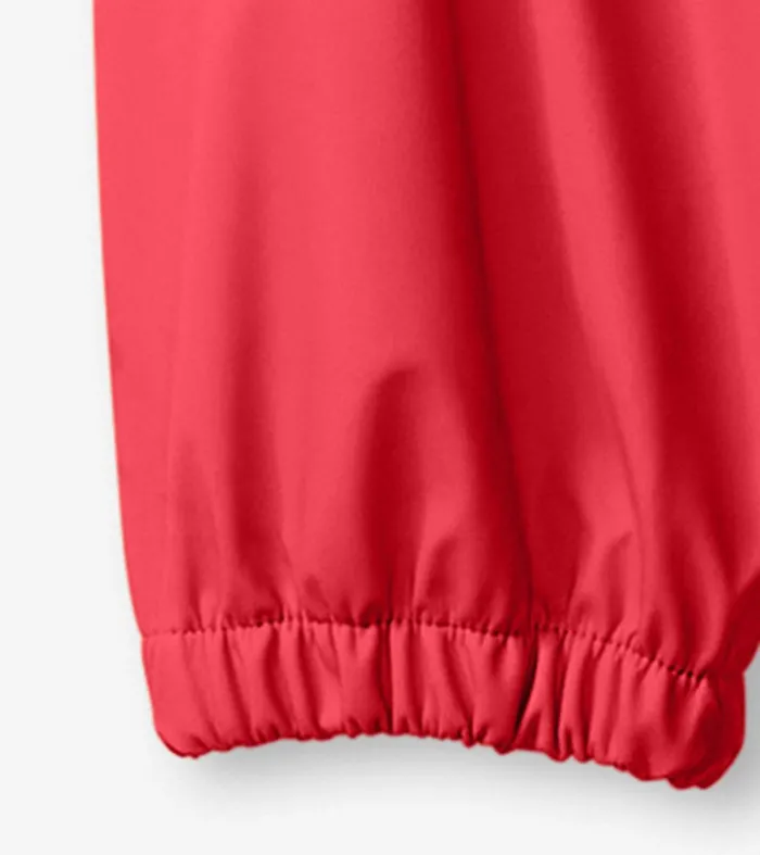 Rainwear GirlsBoys Hatley Red Rain Pants