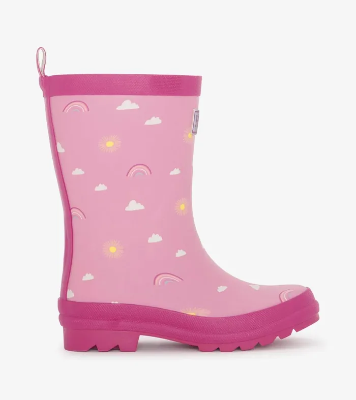 Rainwear Girls Hatley Girls Sun Charms Matte Rain Boots