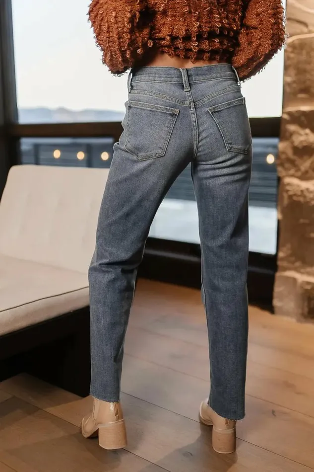 Rebecca Straight Leg Jeans Light Wash Women Bohme Denim