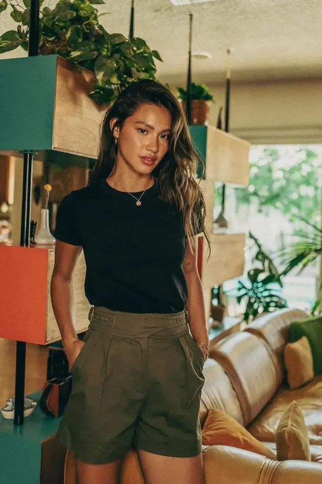 Remington Shorts In Olive Olive Women Bohme Shorts