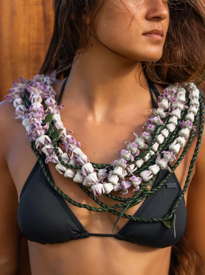 Roxy Bikini Tops Beach Classics Tiki Triangle Bikini Top Anthracite 8211 Women