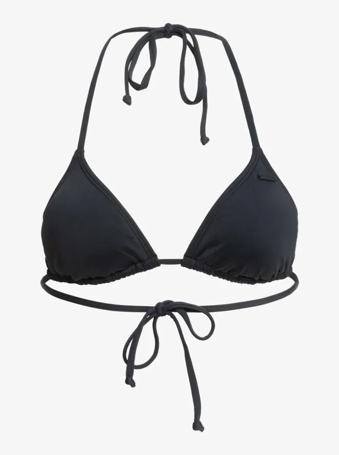Roxy Bikini Tops Beach Classics Tiki Triangle Bikini Top Anthracite 8211 Women