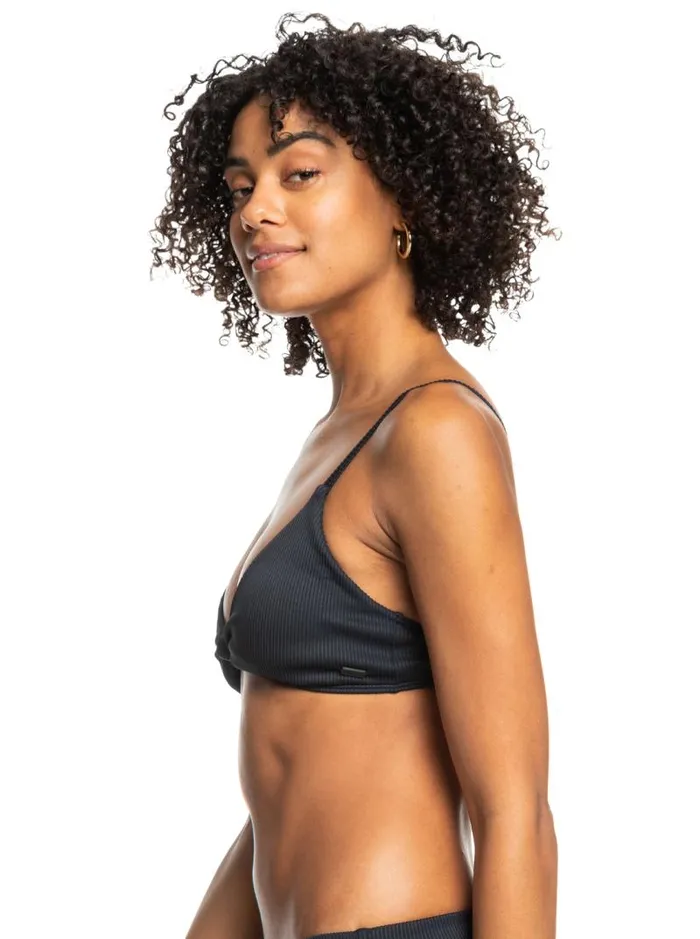 Roxy Bikini Tops Roxy Love The Surf Knot Bikini Top Anthracite 8211 Women Roxy Bikini Tops Roxy Love The Surf Knot Bikini Top Anthracite 8211 Women