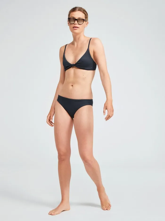 Roxy Bikini Tops Roxy Love The Surf Knot Bikini Top Anthracite 8211 Women Roxy Bikini Tops Roxy Love The Surf Knot Bikini Top Anthracite 8211 Women