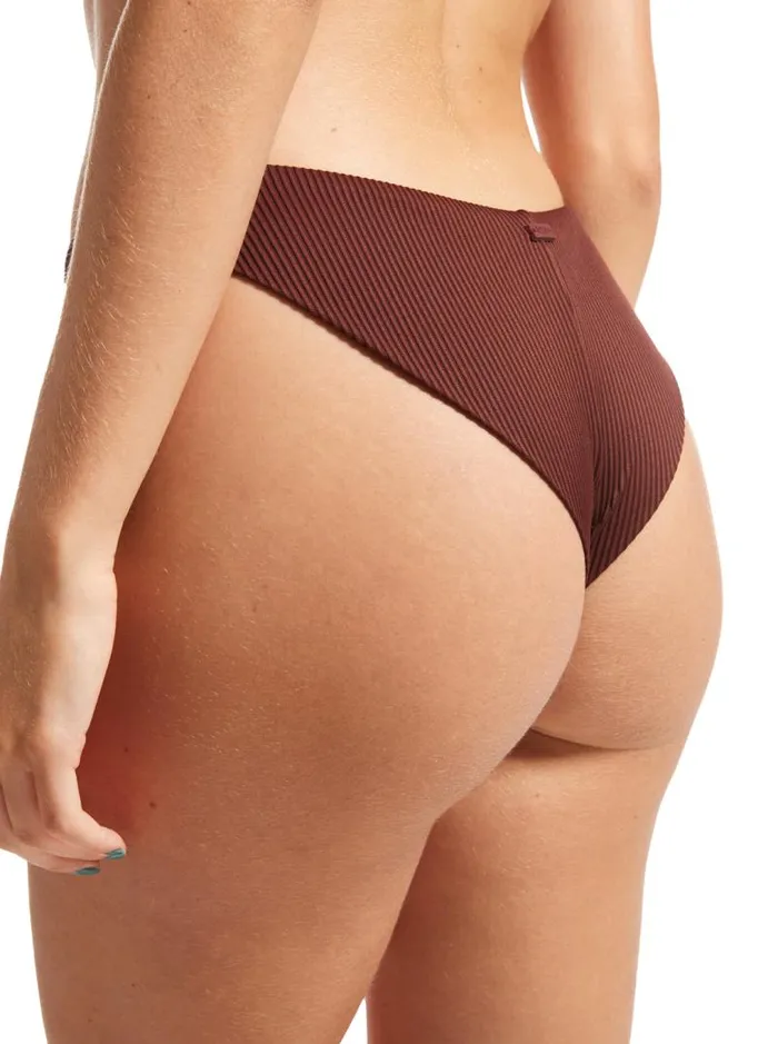 Roxy Bikinis Roxy Love The Baja Bikini Bottoms Bitter Chocolate 8211 Women