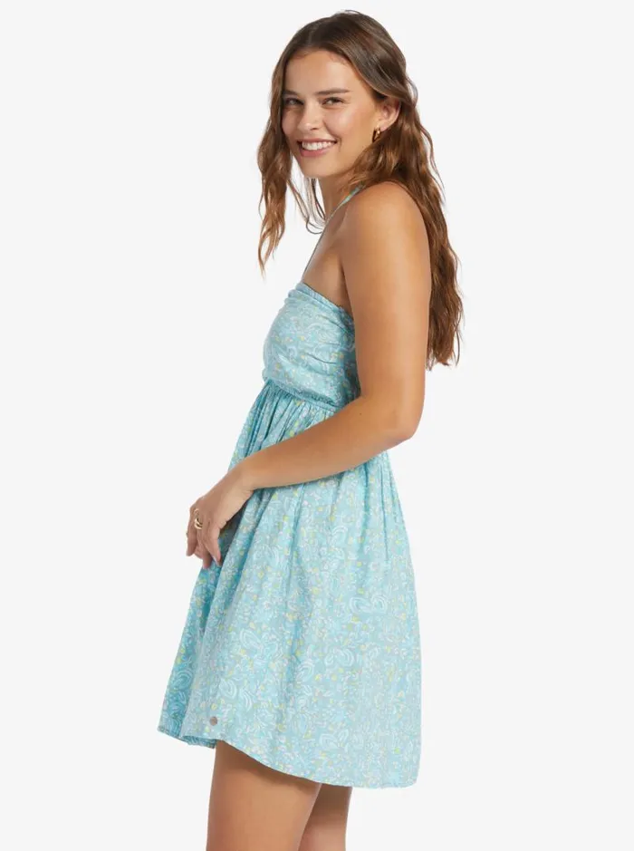 Roxy Dresses Happy Hour Mini Dress Tourmaline Pretty Paisley 8211 Women Roxy Dresses Happy Hour Mini Dress Tourmaline Pretty Paisley 8211 Women