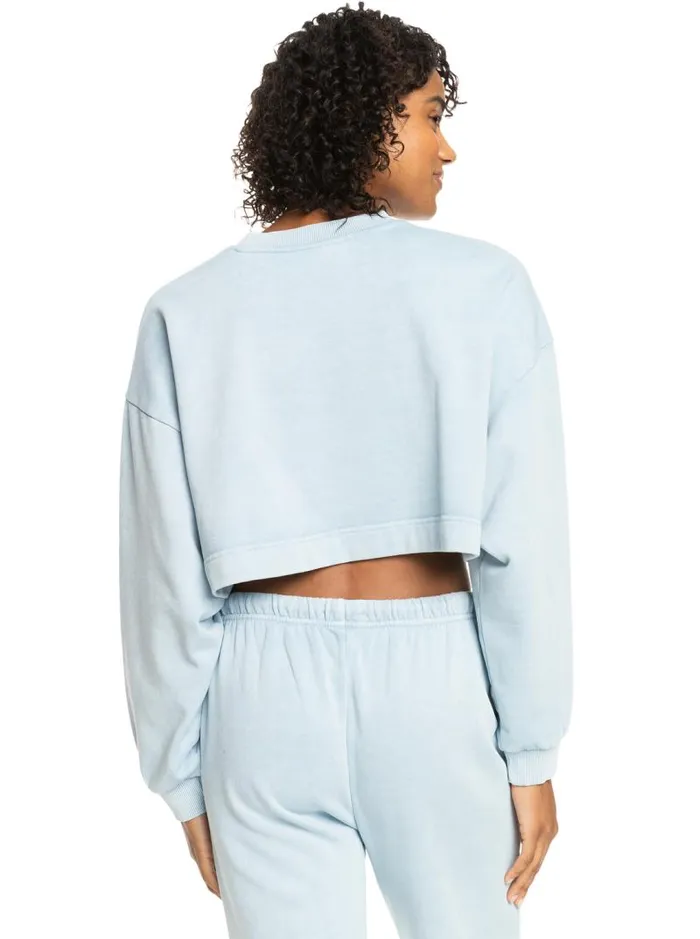 Roxy Fleece and Hoodies Surf Safari Sweatshirt Clear Sky 8211 Women Roxy Fleece and Hoodies Surf Safari Sweatshirt Clear Sky 8211 Women