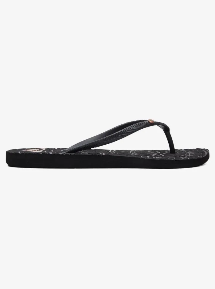 Roxy Flip Flops Antilles Sandals Black 3 8211 Women