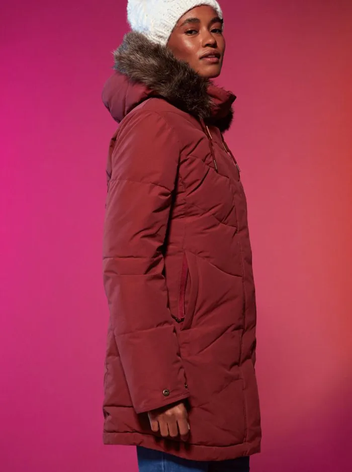 Roxy Jackets Ellie Warmlink Winter Jacket With Heating Panel Smoked Paprika 8211 Women
