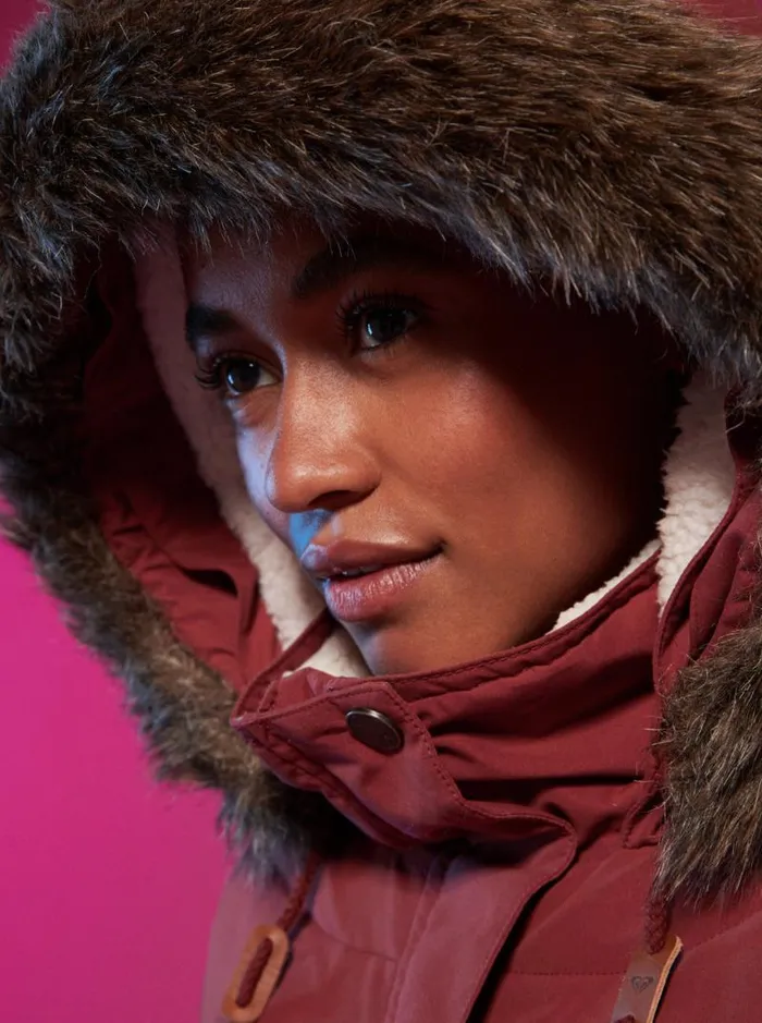 Roxy Jackets Ellie Warmlink Winter Jacket With Heating Panel Smoked Paprika 8211 Women
