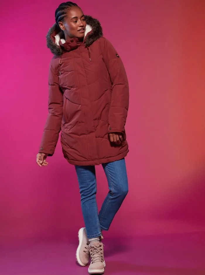 Roxy Jackets Ellie Warmlink Winter Jacket With Heating Panel Smoked Paprika 8211 Women
