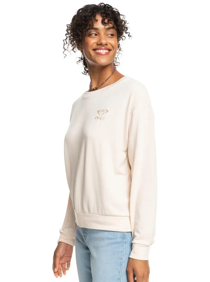 Roxy Jackets Surfing By Moonlight D Cozy Lounge Top Tapioca 8211 Women