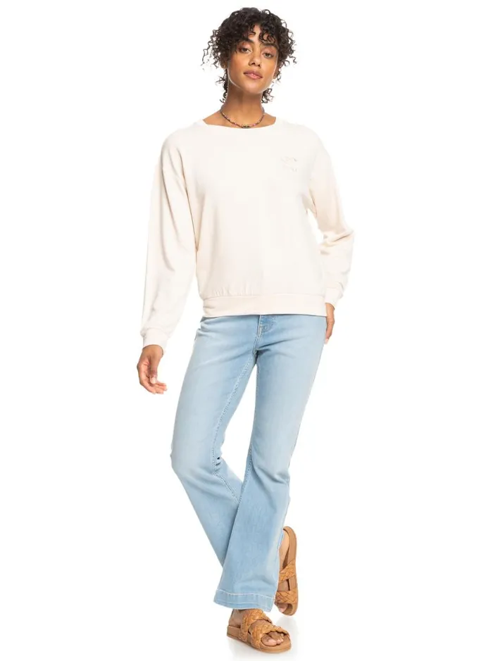 Roxy Jackets Surfing By Moonlight D Cozy Lounge Top Tapioca 8211 Women