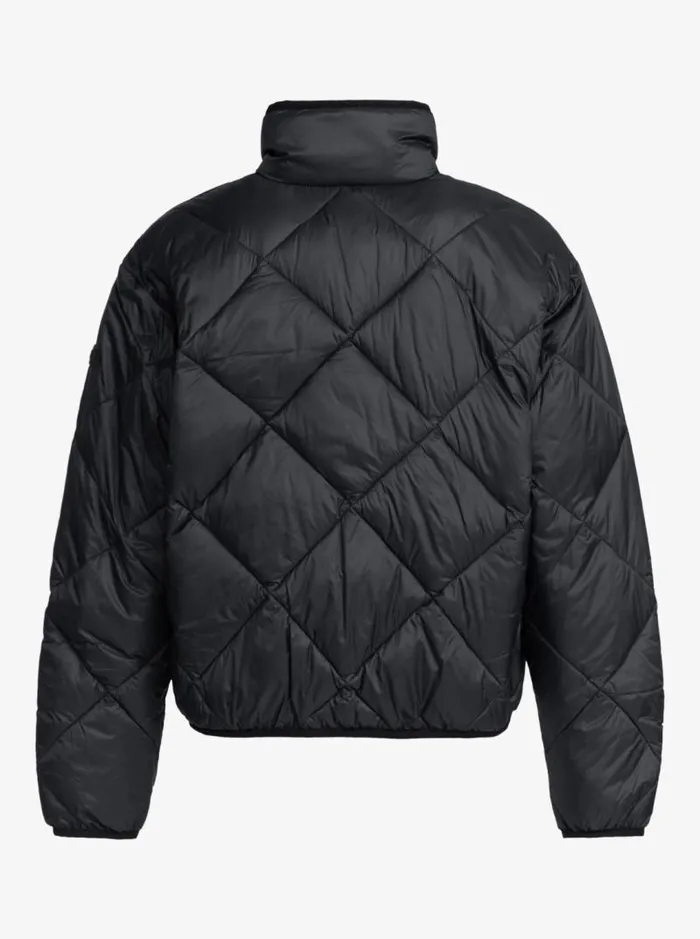 Roxy Jackets Wind Swept Lightweight Padded Packable Jacket Anthracite 8211 Women