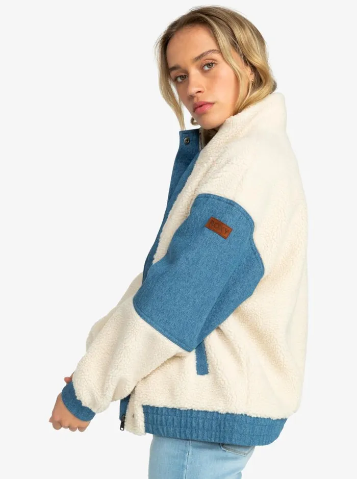Roxy Jackets Wrap It Up Corduroy Aviator Jacket Tapioca 8211 Women