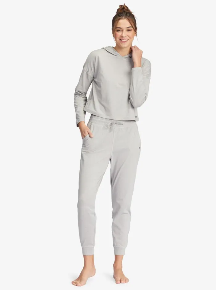 Roxy Loungewear Sun Might Shine Workout Pants Heritage Heather 8211 Women