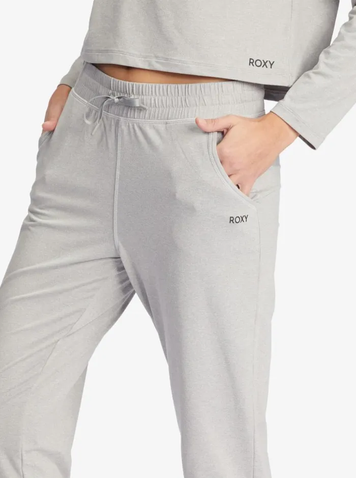 Roxy Loungewear Sun Might Shine Workout Pants Heritage Heather 8211 Women