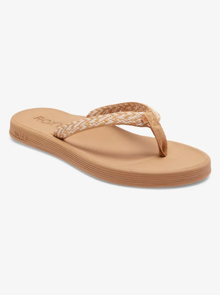 Roxy Sandals Clemente FlipFlops Natural 8211 Women