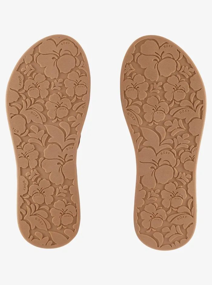 Roxy Sandals Clemente FlipFlops Natural 8211 Women Roxy Sandals Clemente FlipFlops Natural 8211 Women