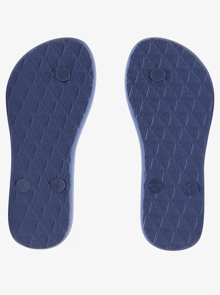 Roxy Shoes and Sandals Girl039s 416 Viva Stamp Sandals Blue Depths 8211 Kids Roxy Shoes and Sandals Girl039s 416 Viva Stamp Sandals Blue Depths 8211 Kids