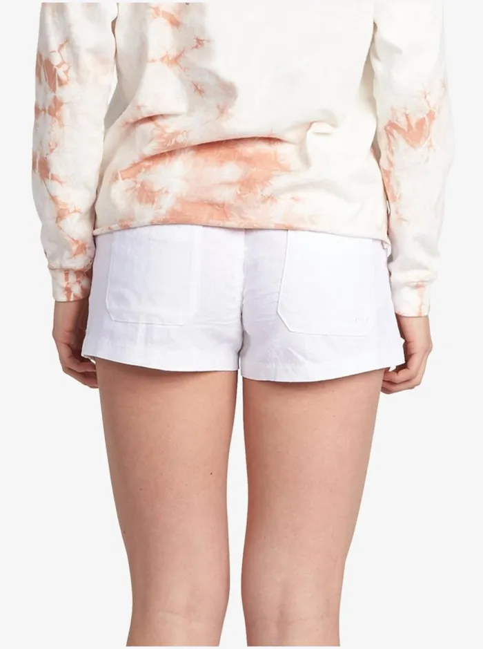Roxy Shorts Oceanside Elasticized Shorts Sea Salt 8211 Women
