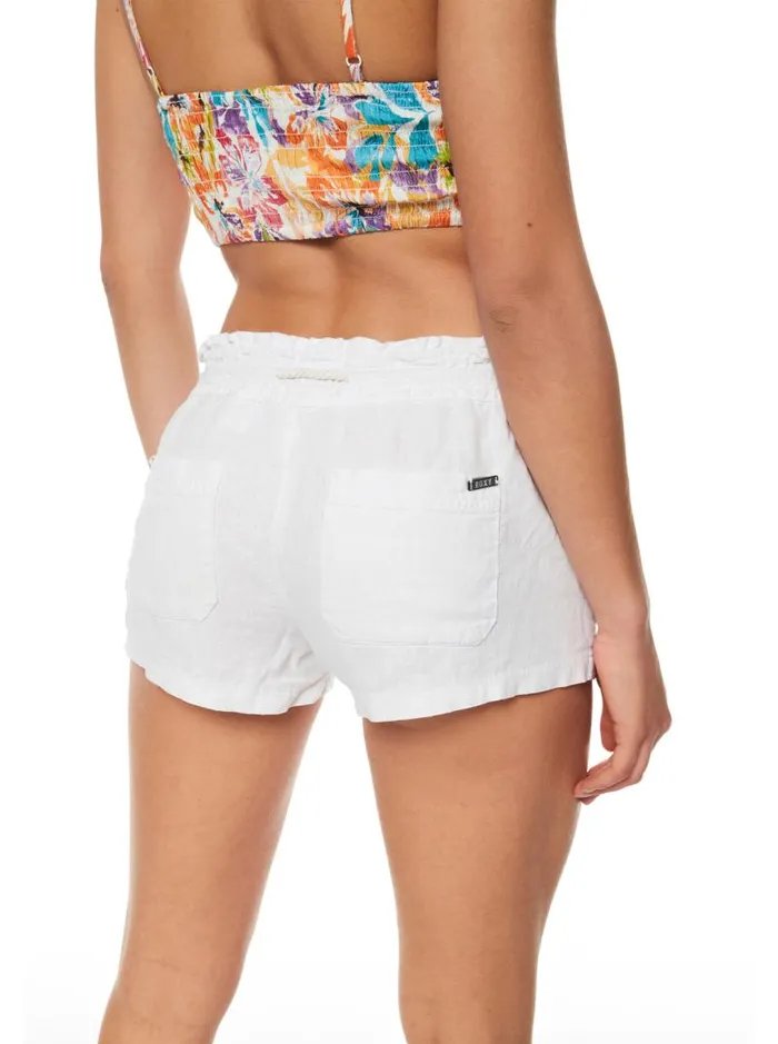 Roxy Shorts Oceanside Elasticized Shorts Sea Salt 8211 Women