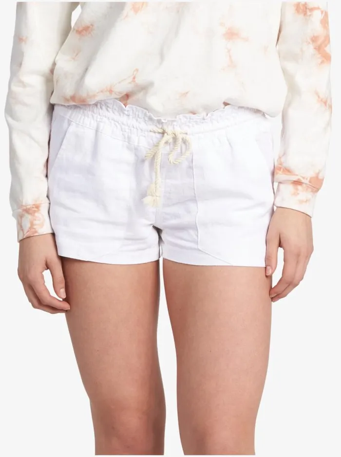 Roxy Shorts Oceanside Elasticized Shorts Sea Salt 8211 Women
