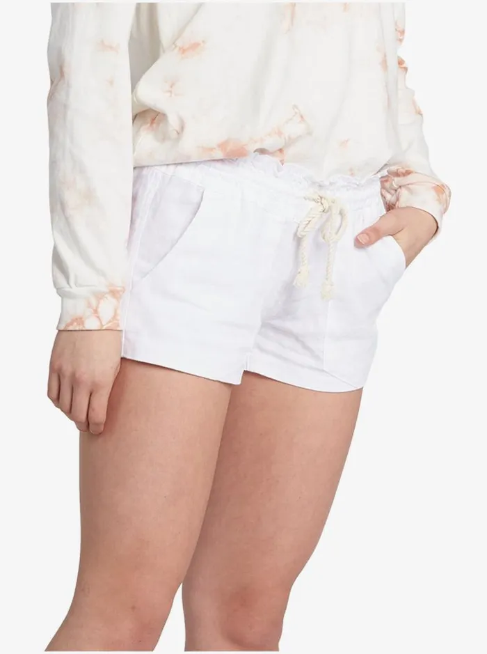 Roxy Shorts Oceanside Elasticized Shorts Sea Salt 8211 Women