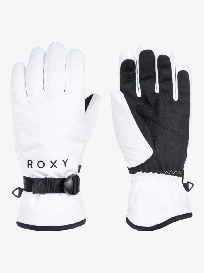 Roxy Snow Accessories Roxy Jetty Solid Insulated SnowboardSki Gloves Bright White 8211 Women Roxy Snow Accessories Roxy Jetty Solid Insulated SnowboardSki Gloves Bright White 8211 Women
