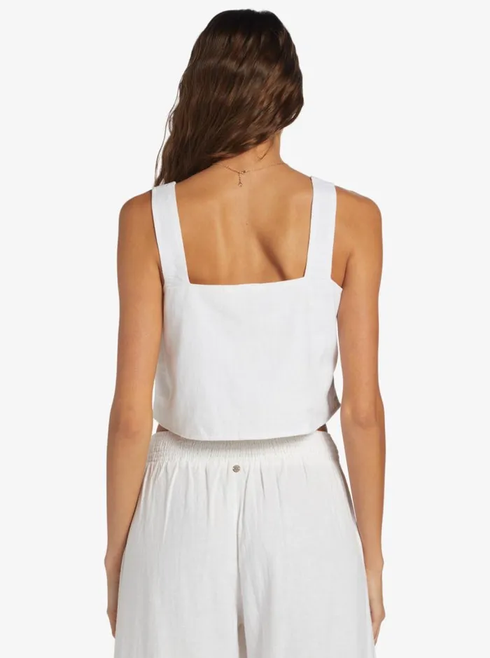 Roxy Tops Together Sunset Tank Top Snow White 8211 Women Roxy Tops Together Sunset Tank Top Snow White 8211 Women