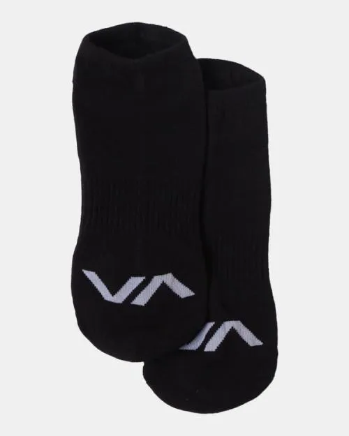 Rvca 3 Pack Sport Logo Super NoShow Socks Black SportWomenMen Other Accessories