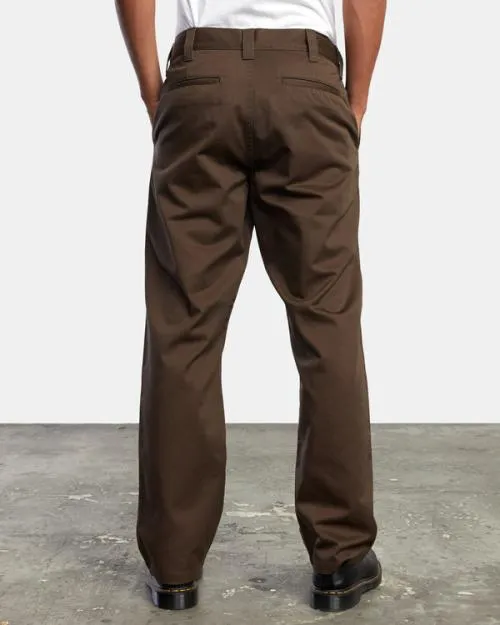 Rvca Americana Chino Pants Chocolate Men Pants