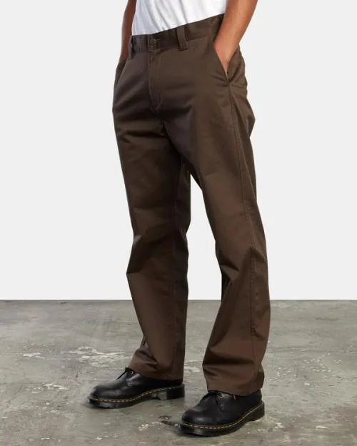 Rvca Americana Chino Pants Chocolate Men Pants
