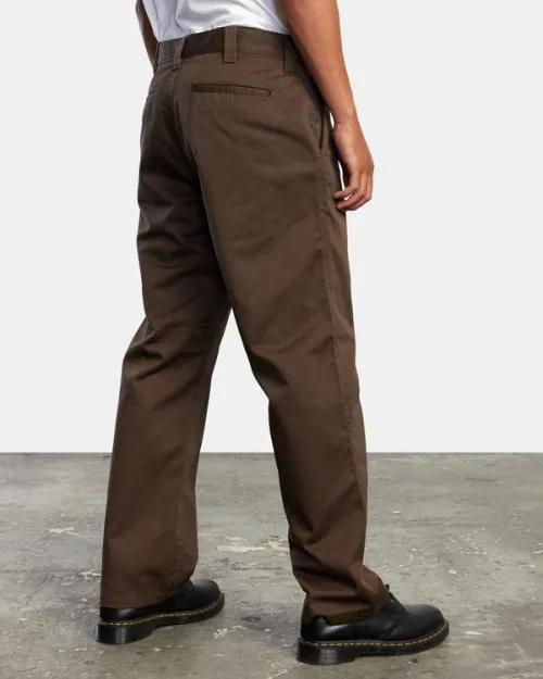 Rvca Americana Chino Pants Chocolate Men Pants
