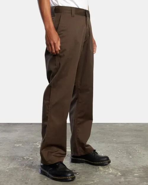 Rvca Americana Chino Pants Chocolate Men Pants