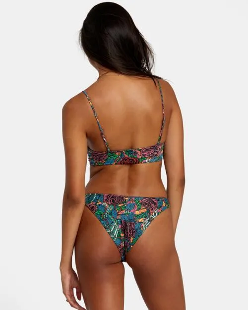 Rvca Ander VWire Crop Bikini Top Multi Women Bikini Tops