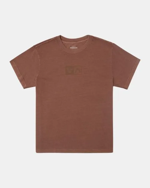 Rvca Balance Flock TShirt Rawhide Men Short Sleeves