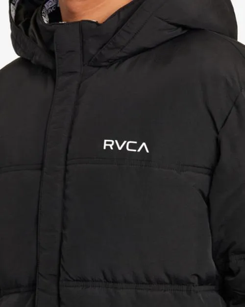 Rvca Balance Puffer Jacket Rvca Black Men Jackets