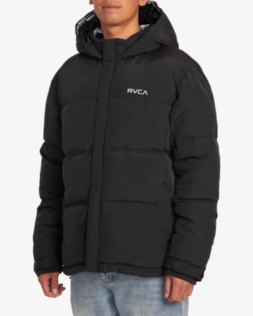 Rvca Balance Puffer Jacket Rvca Black Men Jackets