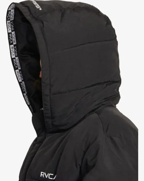 Rvca Balance Puffer Jacket Rvca Black Men Jackets