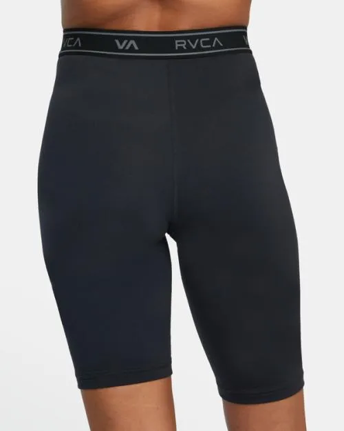 Rvca Base Biker Shorts 105034 Black SportWomen Athletic Shorts