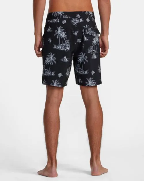 Rvca Benjamin Jeanjean 18034 Boardshorts Black Men Boardshorts