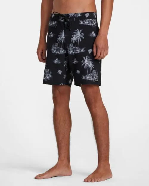 Rvca Benjamin Jeanjean 18034 Boardshorts Black Men Boardshorts