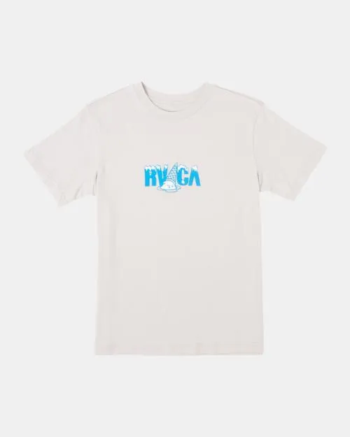 Rvca Boy039s Melted TShirt Cement Boys Tees and Tanks