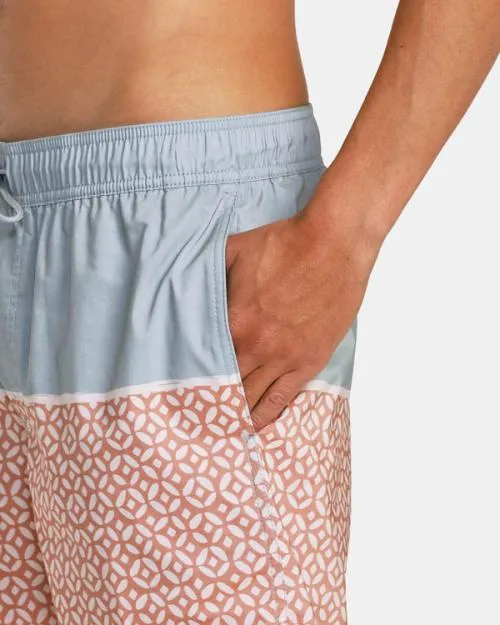 Rvca County Elastic Waist Boardshorts 17034 Scrub Men Boardshorts