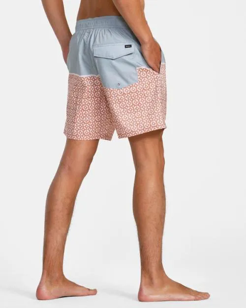 Rvca County Elastic Waist Boardshorts 17034 Scrub Men Boardshorts