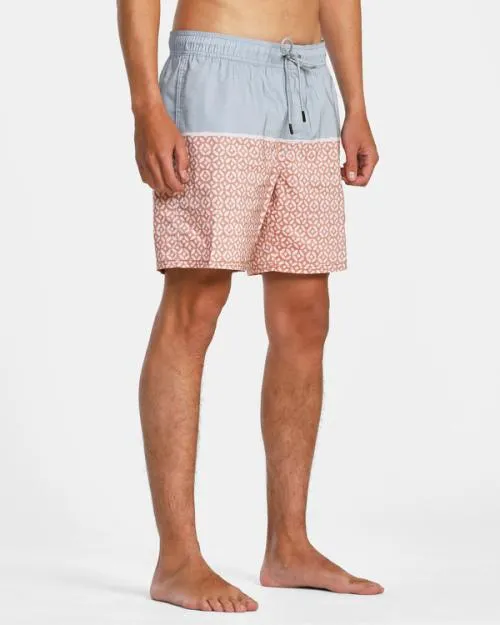 Rvca County Elastic Waist Boardshorts 17034 Scrub Men Boardshorts