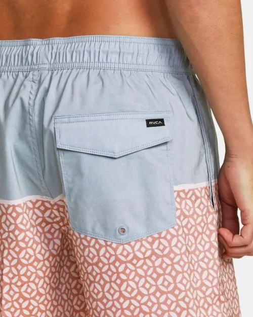 Rvca County Elastic Waist Boardshorts 17034 Scrub Men Boardshorts