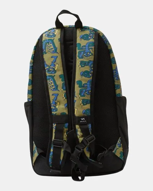 Rvca Curb Skate 29 L Skate Backpack Avocado BoysWomenMen Backpacks and Bags